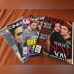Lot 5 Twilight magazines Team Edward 🧛🏻‍♂️